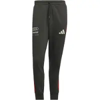 Adidas Calças de desporto 'Audi Formula One Team DNA' cinzento escuro / vermelho / branco