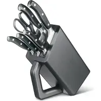 Victorinox Grand Maître Cutlery Block 7.7243.6, POM, Conjunto de facas de 7 peças incl. bloco