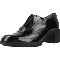 Wonders para mulher. H-6704_2024_5792 Sapatos de Couro Reghost 04 Preto (38), 3 a 5cm, Nenhum, Casual, Clássico, Charão
