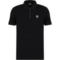 Emporio Armani para homem. 8NPF13_PJRGZ Pólo premium preto (XL), Casual, Poliamida, Manga curta
