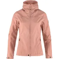 Fjällräven - Vestuário caminhada mulher - Stina Jacket W Dusty Rose para Mulher - Softshell - Tamanho S - Rosa