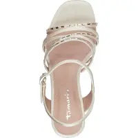 Tamaris Sandálias com tiras ouro / offwhite