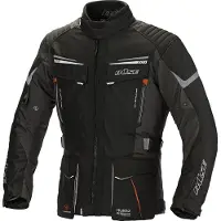 Büse Lago Pro jaqueta de tecido Preto/Antracite 7XL