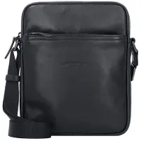LANCASTER PARIS Mala de ombro 'Lancaster Sacoche cuir de vachette SOFT VINTAGE Noir' preto