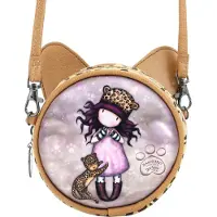 Santoro London Bolsa Tiracolo Mini Round Gorjuss Purrrrrfect Love