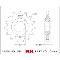 Rk Pinhao Dianteiro C5048 525
