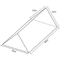 Softee Figura Acolchoada Mini Triangle 50x25x25cm