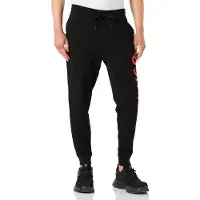 HUGO Calças 'Dutschi' vermelho / preto
