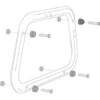 SW-Motech Adaptador De Montagem De Malas Laterais Evo Aero Abs