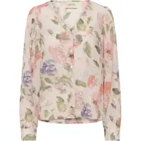 Cream Blusa bege / verde claro / roxo claro / cor-de-rosa