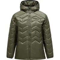 Peak Performance - Casacos acolchoados ski - M Elevate Liner Hood Pine Needle para Homem - Tamanho XL - Caqui