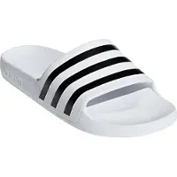 Adidas Sapato aberto 'Adilette Aqua' preto / branco
