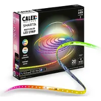 Calex Fita LED inteligente , comprimento 20 m, RGB, CCT Comando à distância