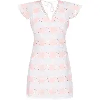 MyMo Pop Vestido azul claro / laranja claro / branco