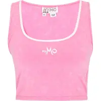Mymo Top rosa claro / branco