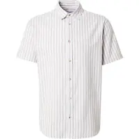 Jack & Jones Camisa 'JJChad' pedra / branco