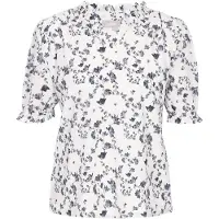Usha Blusa preto / branco