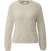 QS Pullover bege escuro