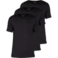 Tommy Hilfiger Camiseta Interior De Manga Curta Com Decote Em V Um0um03929 3 Unidades