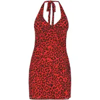 Faina Vestido 'Festive' vermelho / preto