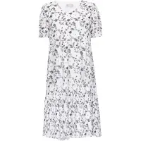 Usha Vestido preto / branco