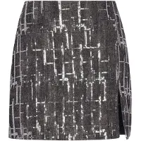 Faina Saia preto denim