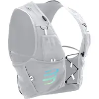 Compressport - Mochilas trail - UltRun Evo 10 Pack Gray Violet/Blue-Green para Unissexo - Tamanho L - Cinzento
