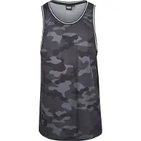Urban Classics Camisa 'Camo Mesh' cinzento / cinzento escuro / preto