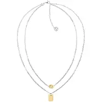 Tommy Hilfiger Stylish double bicolor steel Collana 2780691
