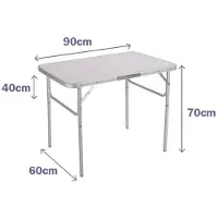 Marbueno Summer Mesa Dobrável 10014b 90x60 Cm