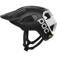 POC - Capacetes BTT - Cularis Uranium Black Matt/Hydrogen White para Unissexo - Tamanho 55-58 cm - Preto