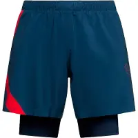 La Sportiva - Vestuário trail corrida - Flow 5" Short M Night Sky/Cypress para Homem - Tamanho S - Navy