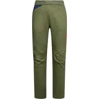La Sportiva - Vestuário escalada - Bolt Pant M Cypress/Mountain Red para Homem - Tamanho XL - Caqui