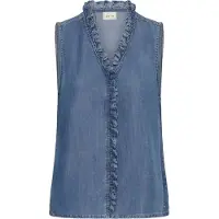 Cream Blusa 'Molly' azul ganga