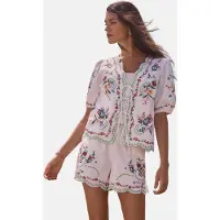 Love & roses Blusa amarelo / verde / cor-de-rosa / vermelho