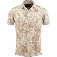Key Largo Camisa 'Park' bege / castanho
