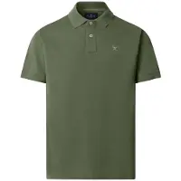 Hackett London para homem. HM5600148 Polo Slim Fit verde (L), Algodão, Clássico, Manga curta