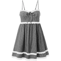 Imily Bela Vestido preto / branco
