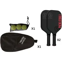 Sporti France Conjunto De Pickleball Outdoor Fiberglass
