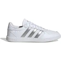 Adidas Sapatilhas baixas 'Breaknet Sleek' prata / branco
