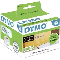 Dymo 99013 89x36mm etiquetas de plástico transparente
