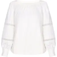 Usha Blusa 'Elegant' branco
