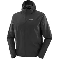 Salomon - Vestuário trail corrida - Sense Aero Wind Jkt M Black para Homem - Tamanho M - Preto