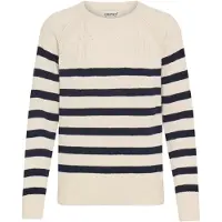 Oxmo Pullover 'Sanva' bege / preto