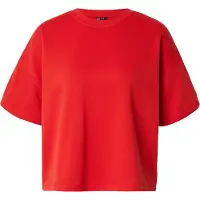 Pieces Moletom De Manga Curta Chilli Summer Loose Fit