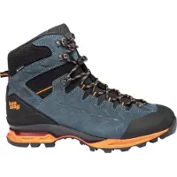 Hanwag - Calçado caminhada homem - Makra Trek Gtx Steel/Orange para Homem - Tamanho 42,5 - Cinzento