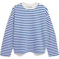 Armedangels Sweatshirt 'FRANKAA' ecru / azul