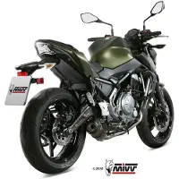 MIVV Sistema De Escape Completo Homologado Oval Kawasaki Ninja 650/z650 2017-23 K.044.l3c