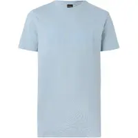 BOSS para homem. 50481923 T-shirt com logótipo azul claro (M), Casual, Algodão, Manga curta