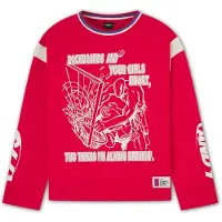 AND1 Sweatshirt vermelho / branco
